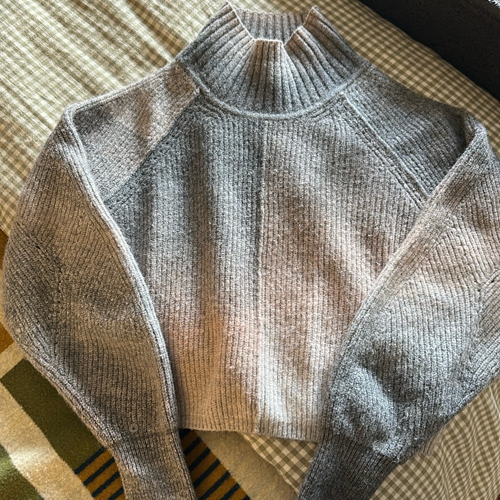Anthropologie - Maeve crop ombré sweater